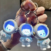 Cartoon Spacecat Glowing Keychain Light